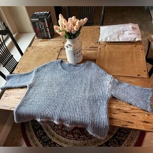 blue gorgeous gigi moda sweater made in italty size M - updated pictures